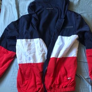 RARE BRANDY MELVILLE STRIPED WINDBREAKER